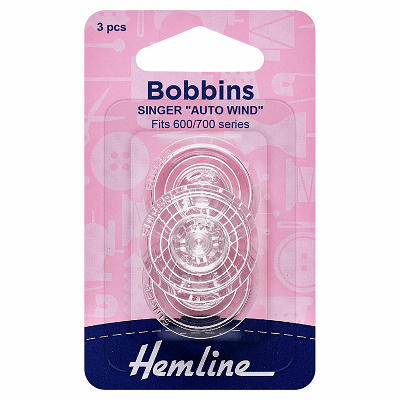 H120.15 Plastic Bobbin: Singer 600/700 Series 